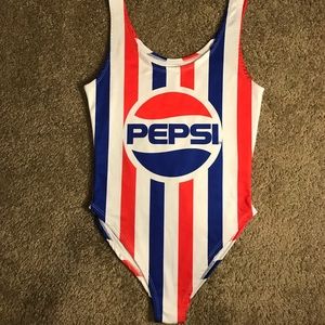 PEPSI Bodysuit Swimsuit